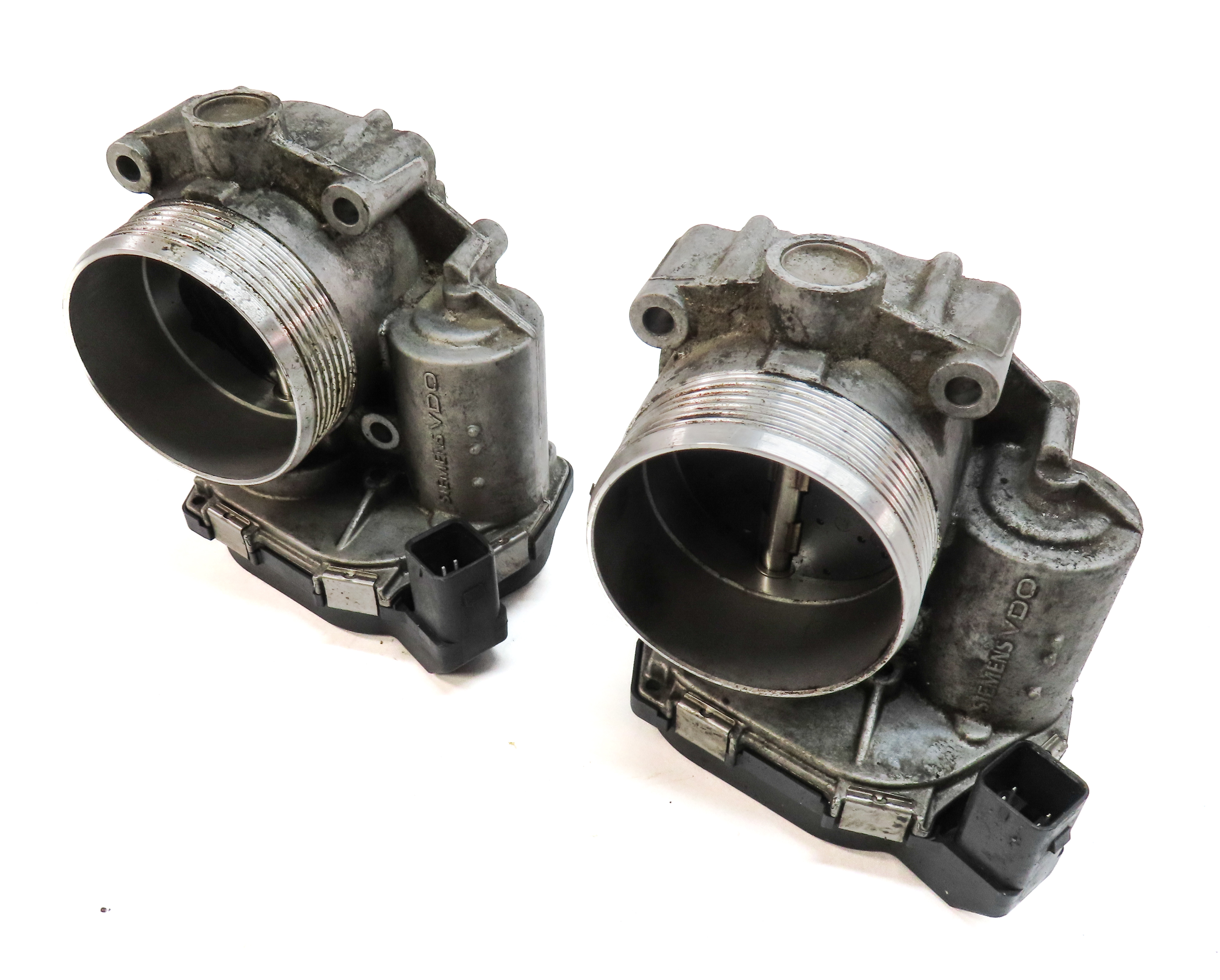 08-18 BMW 550i 650i 750i B6 B7 M5 M6 X5 X6 4.4L TWIN TURBO THROTTLE BODY SET 2 — exact item pictured
